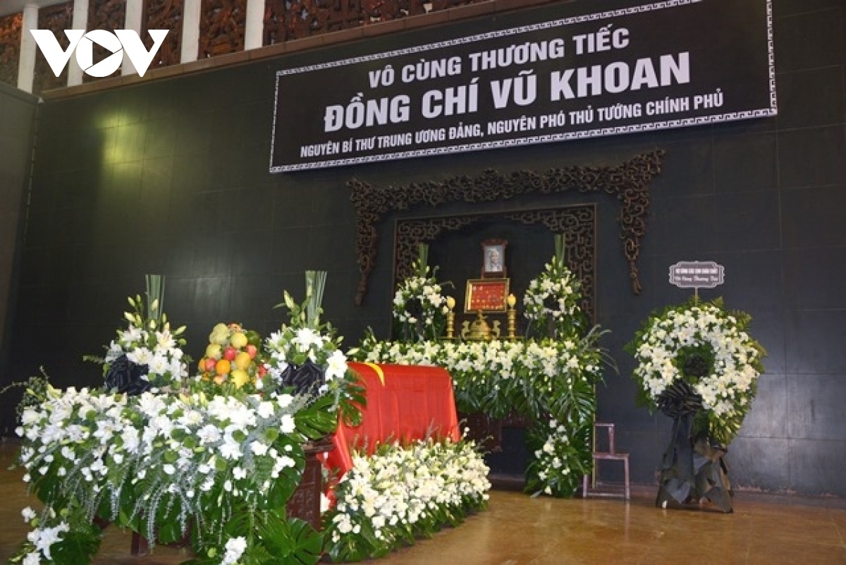 Lời cảm ơn của Ban Lễ tang và gia đình nguyên Phó Thủ tướng Vũ Khoan